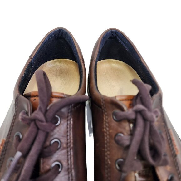 Ecco Shoes Ecco Shoes Soft 7 Mens Street Sneakers Brown Leather